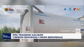 Pipa Transmisi Gas Bumi Cirebon-Semarang II Resmi Beroperasi