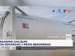 Pipa Transmisi Gas Bumi Cirebon-Semarang II Resmi Beroperasi