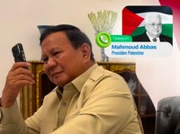 Presiden Prabowo Subianto menerima sambungan telepon dari Presiden Palestina, Yang Mulia Mahmoud Abbas, pada Senin (15/6/2026) malam. (Instagram/sekretariat.kabinet)