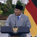 Foto: Presiden Prabowo Subianto saat menyampaikan pernyataan pers bersama di Istana Merdeka, Jakarta, Senin (15/6/2026). (Tangkapan Layar YouTube Sekretariat Presiden)