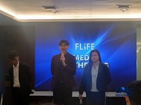 Vice President PT Flife Technologies Indonesia, Nicky, dalam media gathering Flife Indonesia, Senin (15/6/2026). (CNBC Indonesia/Ferry Sandi)