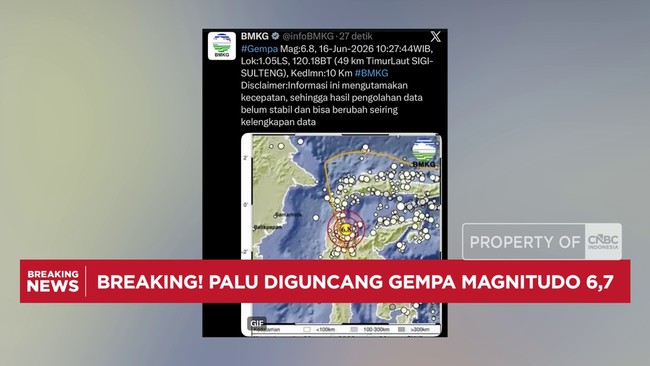 Video: Breaking! Palu Diguncang Gempa Magnitudo 6,7