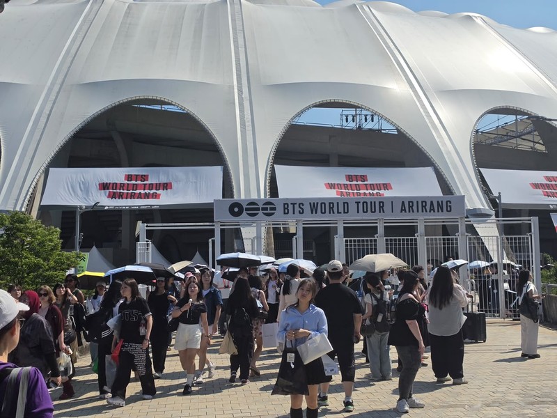 BTS WORLD TOUR &lsquo;ARIRANG. (Dok. Samsung)