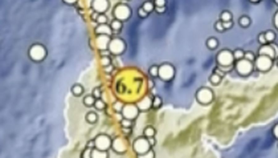 Gempa Palu, Sulawesi Tengah. (BMKG)