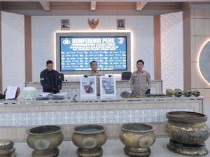 Tim RAGA Ungkap Pencurian Hiolo Klenteng di Riau, 4 Tersangka Dijerat