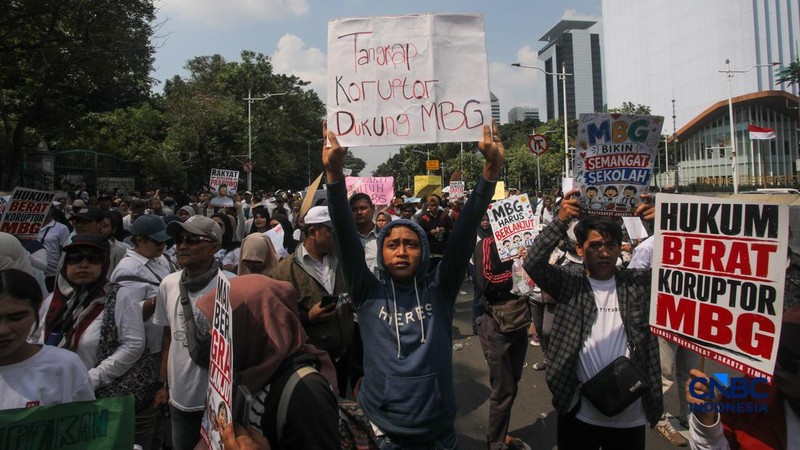 Demo Dukung MBG