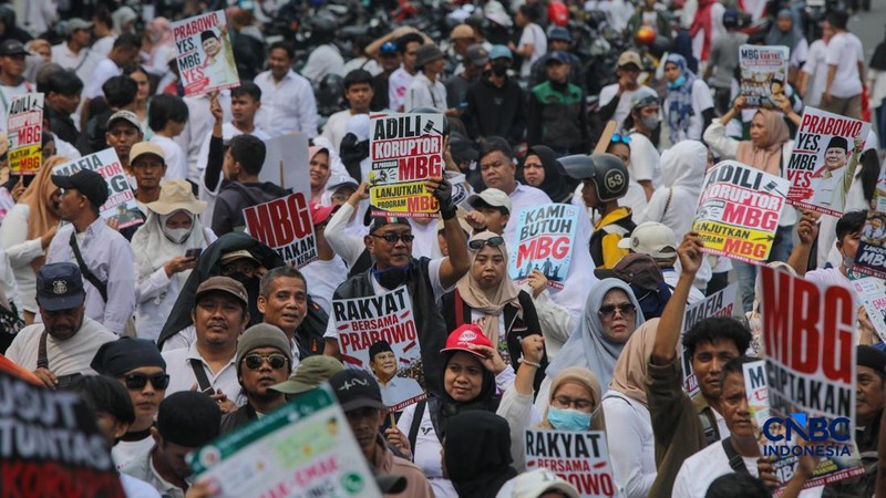 Demo Dukung MBG