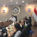 Ketua Dewan Ekonomi Nasional (DEN) Luhut Binsar Panjaitan dalam konferensi pers, Rabu (17/6/2026). (CNBC Indonesia/Chandra Dwi Pranata)