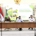 Konferensi Pers Pemerintah bertajuk Update Program Prioritas Pemerintah di Aula Badan Komunikasi Pemerintah, Jakarta, Rabu (17/6/2026). (dok. Kementan)