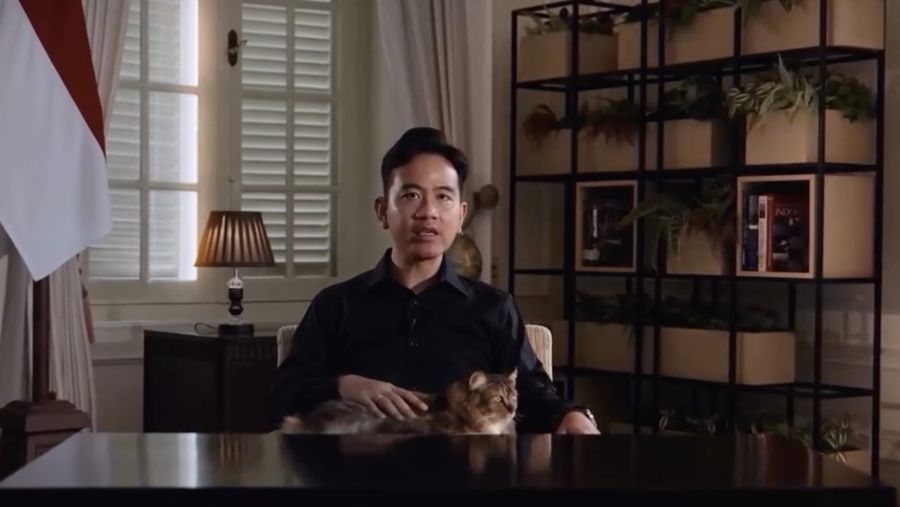 Wakil Presiden (Wapres) Gibran Rakabuming Raka mengunggah video sedang mengelus seekor kucing saat menyampaikan terkait Artificial Intelligence (AI) pada Instagram Pribadinya. (Instagram/gibran_rakabuming)