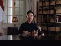 Wakil Presiden (Wapres) Gibran Rakabuming Raka mengunggah video sedang mengelus seekor kucing saat menyampaikan terkait Artificial Intelligence (AI) pada Instagram Pribadinya. (Instagram/gibran_rakabuming)