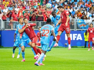 Portugal Vs RD Kongo 1-1 di Babak Pertama