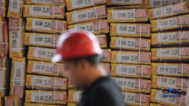 Aktivitas bongkar muat di posko Bea dan Cukai Terminal Petikemas (TPK) Koja, Tanjung Priok, Jakarta, Rabu (17/6). (CNBC Indonesia/Tri Susilo)
