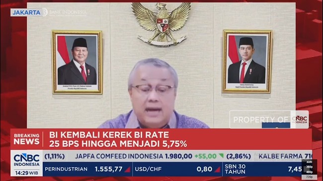 Video: BI Kembali Naikkan Suku Bunga Acuan 25% Menjadi 5,75%