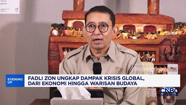 Video: Fadli Zon Ungkap Dampak Krisis Global