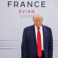 U.S. President Donald Trump arrives for a working session with G7 leaders and outreach partners on promoting economic growth, during the G7 Summit in Evian-les-Bains, France, June 17, 2026. REUTERS/Christian Hartmann
