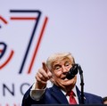 U.S. President Donald Trump holds a press conference during the G7 Summit in Evian-les-Bains, France, June 17, 2026. REUTERS/Evelyn Hockstein