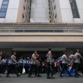 Hotel Sultan di kawasan Senayan, Jakarta Pusat, resmi beralih ke penguasaan negara setelah proses eksekusi pengosongan lahan dilaksanakan pada Kamis (18/6/2026).  (CNBC Indonesia/Faisal Rahman)