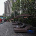 Hotel Sultan di kawasan Senayan, Jakarta Pusat, resmi beralih ke penguasaan negara setelah proses eksekusi pengosongan lahan dilaksanakan pada Kamis (18/6/2026).  (CNBC Indonesia/Faisal Rahman)