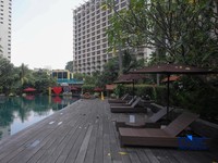 Hotel Sultan di kawasan Senayan, Jakarta Pusat, resmi beralih ke penguasaan negara setelah proses eksekusi pengosongan lahan dilaksanakan pada Kamis (18/6/2026).  (CNBC Indonesia/Faisal Rahman)