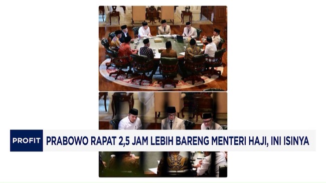 Video: Prabowo Rapat 2,5 Jam Lebih Bareng Menteri Haji, Ini Isinya