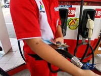Stok BBM Pertalite Pertamina. (CNBC Indonesia/Tri Susilo)