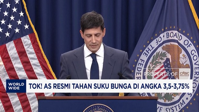 Video: Tok! AS Resmi Tahan Suku Bunga di Angka 3,5-3,75%