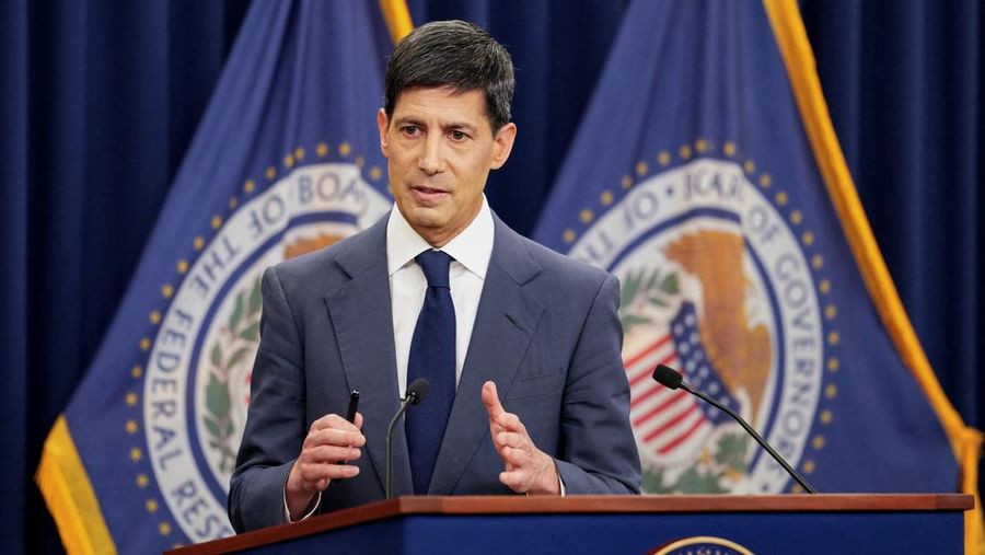 New U.S. Federal Reserve Chairman Kevin Warsh holds a press conference following a two-day meeting of the Federal Open Market Committee (FOMC), at the U.S. Federal Reserve in Washington, D.C., U.S. June 17, 2026. REUTERS/Eric Lee
