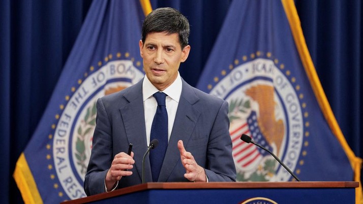 New U.S. Federal Reserve Chairman Kevin Warsh holds a press conference following a two-day meeting of the Federal Open Market Committee (FOMC), at the U.S. Federal Reserve in Washington, D.C., U.S. June 17, 2026. REUTERS/Eric Lee