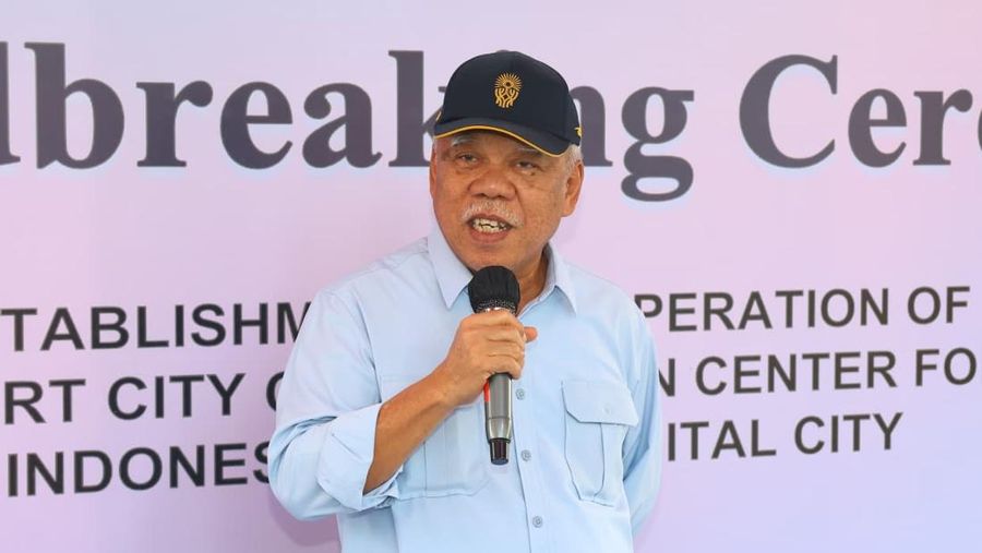 Otorita Ibu Kota Nusantara (IKN) bersama Pemerintah Korea Selatan melaksanakan groundbreaking Smart City Cooperation Center (SCCC) dengan total nilai hibah kerja sama sebesar 9,9 miliar KRW atau sekitar Rp115,94 miliar. (Humas Otorita Ibu Kota Nusant
