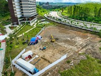 Otorita Ibu Kota Nusantara (IKN) bersama Pemerintah Korea Selatan melaksanakan groundbreaking Smart City Cooperation Center (SCCC) dengan total nilai hibah kerja sama sebesar 9,9 miliar KRW atau sekitar Rp115,94 miliar. (Humas Otorita Ibu Kota Nusant