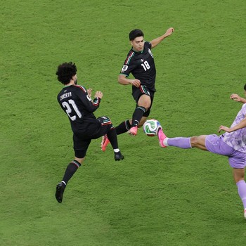 Meksiko lolos ke 32 besar Piala Dunia 2026 usai menaklukkan Korea Selatan 1-0 di Stadion Akron, Kamis (18/6) atau Jumat (19/6/2026) WIB. (REUTERS/Amanda Perobelli)