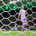 Meksiko lolos ke 32 besar Piala Dunia 2026 usai menaklukkan Korea Selatan 1-0 di Stadion Akron, Kamis (18/6) atau Jumat (19/6/2026) WIB. (REUTERS/Daniel Becerril)