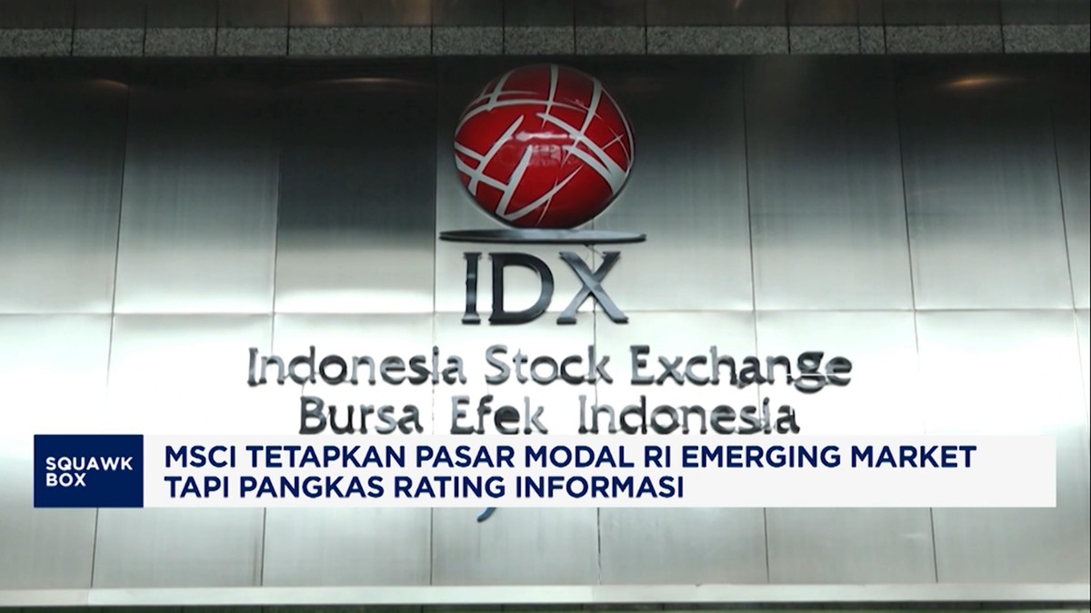 Video: MSCI Tetapkan Pasar Modal RI Emerging Market 