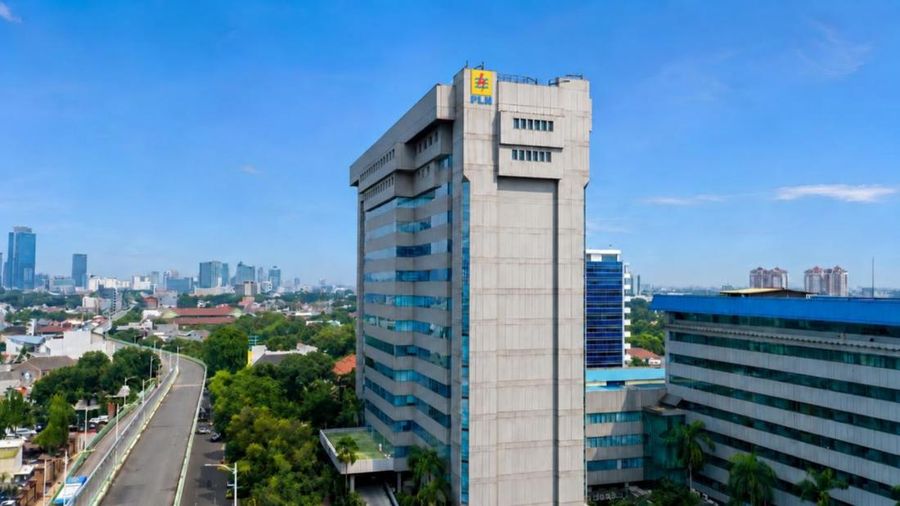 Tampak udara Gedung PLN Kantor Pusat di daerah Kebayoran Baru, Jakarta Selatan. (Dok. PT PLN (Persero))