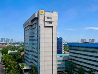 Tampak udara Gedung PLN Kantor Pusat di daerah Kebayoran Baru, Jakarta Selatan. (Dok. PT PLN (Persero))