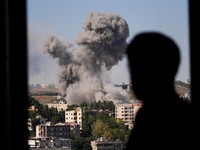 Ilustrasi serangan udara Israel. (REUTERS/Stringer)