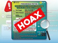 Informasi pemadaman listrik total Jawa-Bali. (PLN)