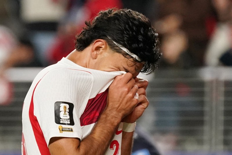 Turki kalah dari Paraguay 0-1 pada matchday kedua Grup D Piala Dunia 2026, Sabtu (20/6/2026) siang WIB. (REUTERS/Eloisa Lopez)
