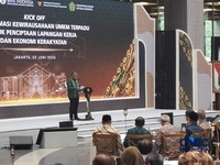 BI Luncurkan Program Transformasi UMKM Terpadu, Senin (22/6/2026). (CNBC Indonesia/Chandra Dwi Pranata)