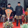 Foto: Gubernur DKI Jakarta Pramono Anung saat menghadiri upacara peringatan Hari Ulang Tahun (HUT) ke-499 Jakarta di Monumen Nasional, Jakarta Pusat, Senin (22/6/2026). (Dokumentasi Berita Jakarta/Reza Pratama Putra)