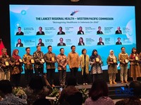 Komisi The Lancet Regional Health-Western Pacific: Reimagining Healthcare in Indonesia for 2045. (CNBC Indonesia/Fergi Nadira)