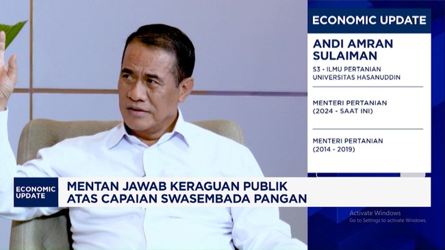 RI Swasembada Pangan-Amran Akui Mafia Tak Bisa Dibasmi Habis, Kenapa?