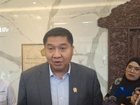Menteri Perumahan dan Kawasan Permukiman (PKP) Maruarar Sirait saat ditemui wartawan di Kemenko Perekonomian, Jakarta, Senin (22/6/2026). (CNBC Indonesia/Chandra Dwi Pranata)