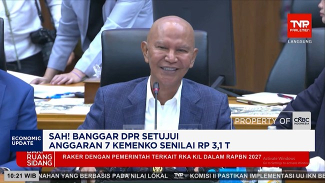 Video: Sah! Banggar DPR Setujui Anggaran 7 Kemenko Senilai Rp 3,1 T