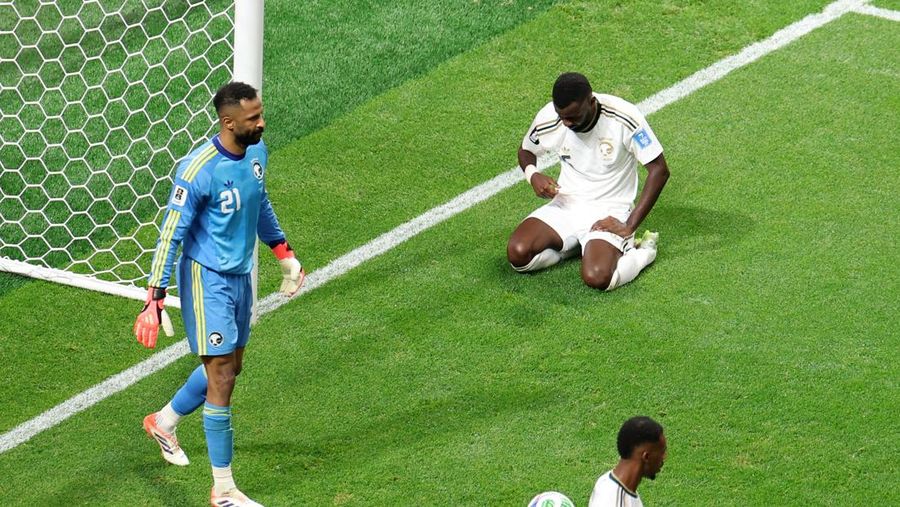 Spanyol berhasil mengalahkan Arab Saudi dengan skor telak 4-0 dalam laga kedua grup H Piala Dunia 2026 di Atlanta, Minggu (21/6/2026) waktu setempat. (REUTERS/Siphiwe Sibeko)