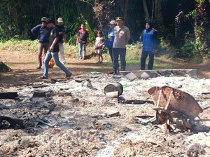 Ludes Rumah Pemberian Mertua Dibakar Yober Perkara Cekcok dengan Istri