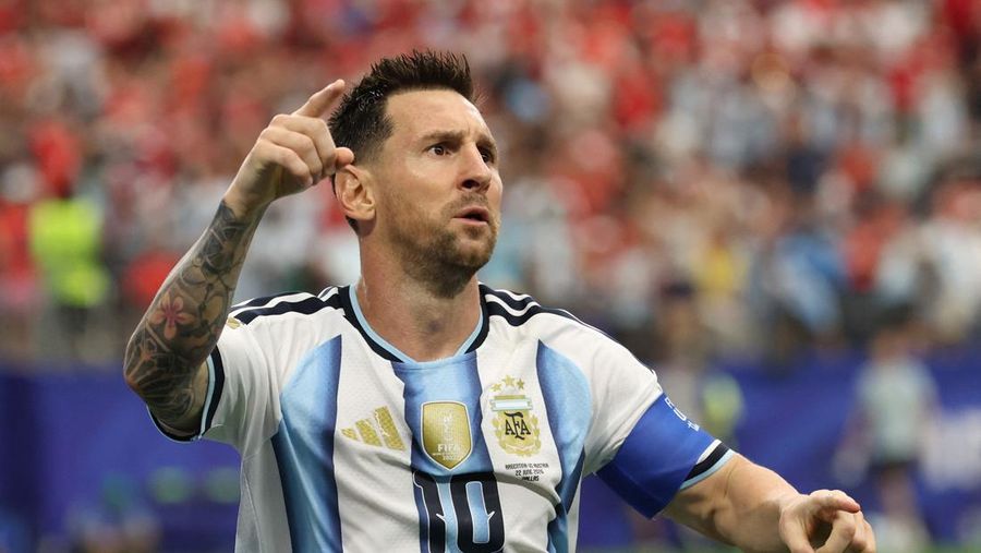 Argentina memuncaki klasemen sementara Grup J Piala Dunia 2026 usai mengalahkan Austria di Stadion AT&T, Senin (22/6) atau Selasa (23/6/2026) WIB. (IMAGN IMAGES via Reuters/MARIA LYSAKER)
