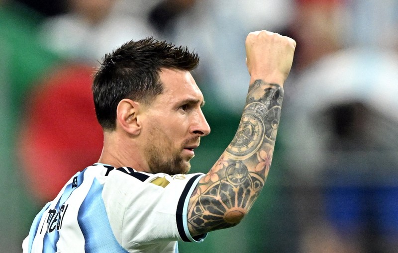 Argentina memuncaki klasemen sementara Grup J Piala Dunia 2026 usai mengalahkan Austria di Stadion AT&amp;T, Senin (22/6) atau Selasa (23/6/2026) WIB. (REUTERS/Issei Kato)