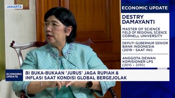 DGS Destry Damayanti Buka-bukaan Alasan BI Naikkan Suku Bunga 100 Bps & Bauran Kebijakan Perkuat Rupiah